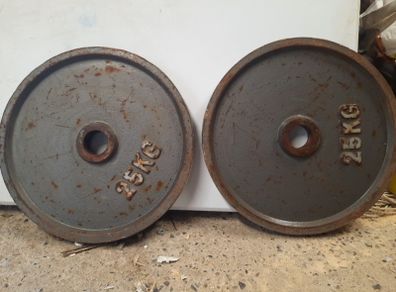 25kg Olympic weight plates