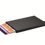 Aluminium credit card holder. Black / silver. Image 2