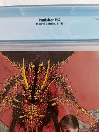 The Punisher Issue 42 CBCS / CGC 9.8 Certified Graded Comic Framed  DC Marvel