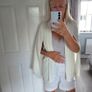 Ladies Cream Summer Jacket Image 5