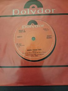 Roxy Music - More than this - IRISH 7" vinyl - 1982