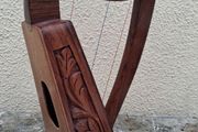 Lap Harp or model Harp handcarved