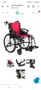 Excel G-Logic Self propelled wheelchair 18in
