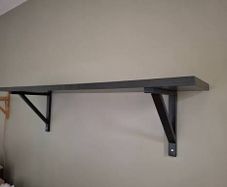 IKEA Wall Shelf - Black-Brown (119 x 28 cm)