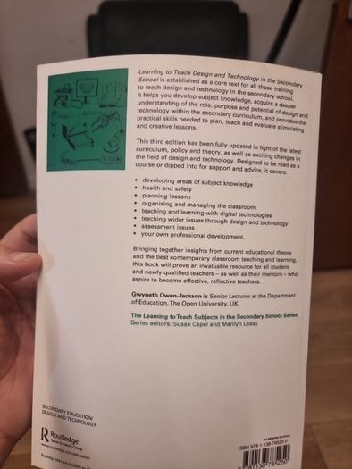 Learning to Teach Design and Technology in the Secondary School: A companion to school experience (Learning to Teach Subjects in the Secondary School