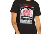 Black Sabbath Kings Of Rock Festival Dalymount Park Dublin 1983 tee shirt