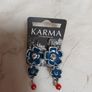 Costume  Necklace & Matching  Earrings. Length  - 11" Image 4