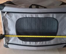 dog carrier and bed