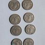 14 Irish three pence coins Image 4