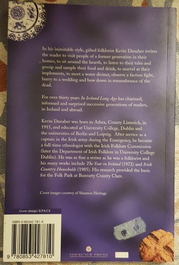 In Ireland Long Ago by Kevin Danaher