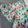 Shein green & orange floral dress, Size 2XL / UK20 Image 2