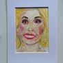 Original art Dolly Parton Portrait Image 5