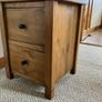 Bedside Locker x 2 Solid Wood Image 3
