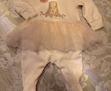 Baby girl next bunny sleeping suit 0-3