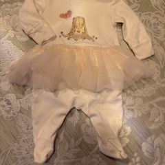 Baby girl next bunny sleeping suit 0-3