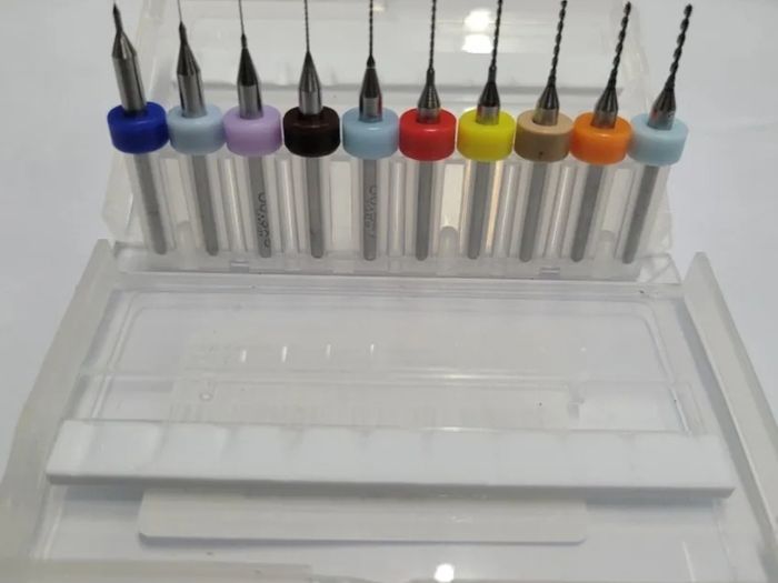 0.1 to 1mm 10pcs mini precision drill bit set