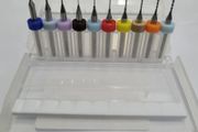 0.1 to 1mm 10pcs mini precision drill bit set