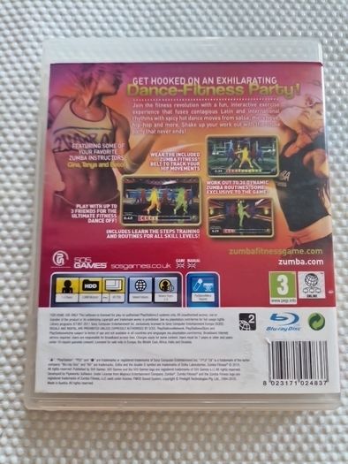 Zumba fitness PlayStation3 Ps3 Games Original