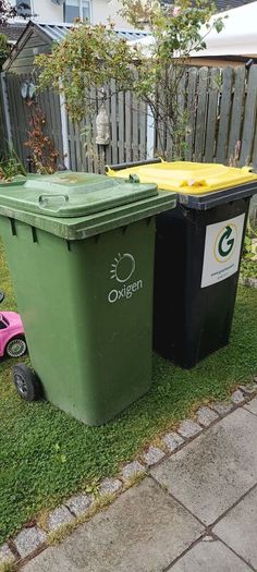 wheelie bins