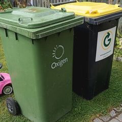 wheelie bins