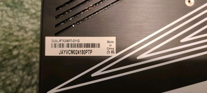 Asus Dual Geforce Rtx 2080 Ti 11gb