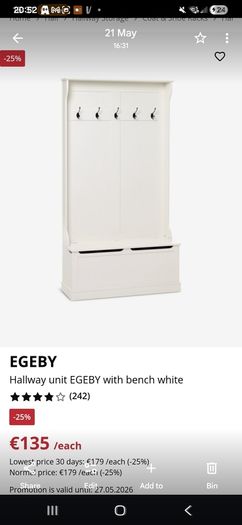Hallway storage
