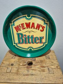 McEwan's Bitter metal beer tray