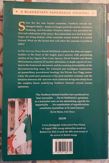 The Nervous Peace by David McKittrick