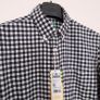 United Colors of Benetton Black & White Gingham Check Long Sleeve Shirt Mens Size S Image 8