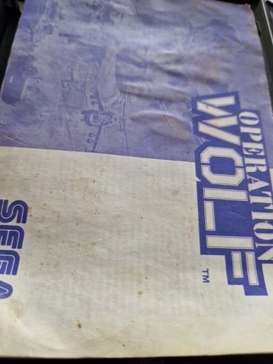 Operation Wolf Sega  Master System Arcade Retro Games Original