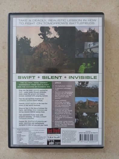 PC CD-ROM War Game Selection - Medal of Honor, Ghost Recon, Rogue Spear