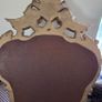 Vintage Portuguese Gilt Gesso Bevelled Glass Mirror Image 2