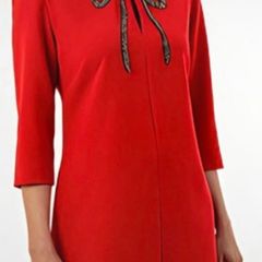 NEW Fee G Bow Embellished Dress with pockets - Size 12