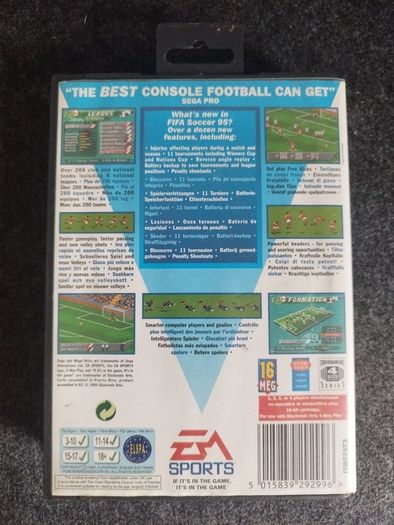FIFA 95 Sega Megadrive