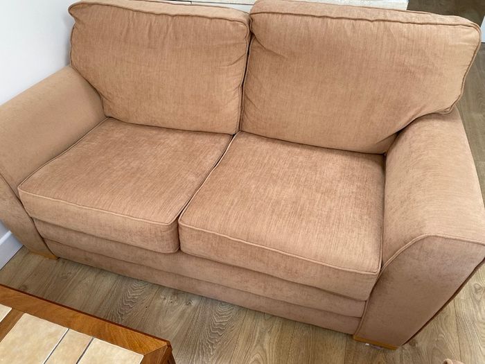 Beige sofa set