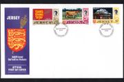 1974 Jersey 4 1/2p, 5 1/2p &amp; 8p Definitive Issue Stamps First Day Cover (FDC)