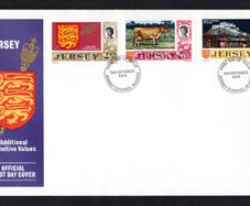 1974 Jersey 4 1/2p, 5 1/2p & 8p Definitive Issue Stamps First Day Cover (FDC)