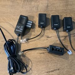 Old phone / modem connection sockets
