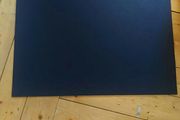 Large black (ivory black) cardboard sheet - 76cm x 59cm