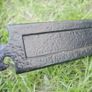 Black Antique  Letter Plate, Malleable Gothic Letter Plate Image 3
