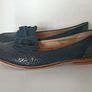 Black Glitter Tassel Loafers Size 6 Image 3