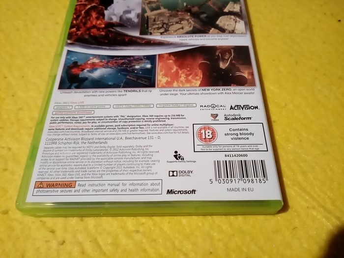 Prototype 2 Xbox 360 games Original