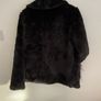 jacket Bnwt black fur jacket yumi brand size 10 Image 10