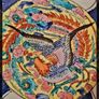Vintage Asian Porcelain Hand Painted Bowl Image 3