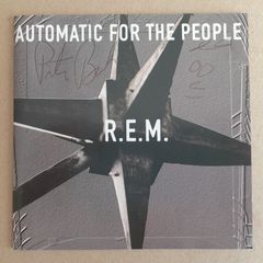 REM signed CD Peter Buck doodle