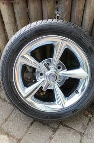 Chrome wide wheels