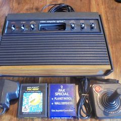 Atari 2600 Six Switcher + Pac-Man + 2 Pak special + Controller