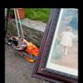 Mahogany Framed picture. love at first sight Image 5