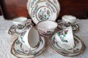 Duchess Famille Rose China Teaset