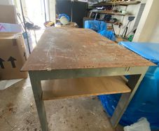 Heavy-Duty Industrial Steel Workbench / Engineering Bench